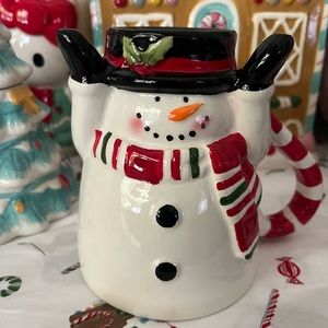 Upside down Snowman Mug